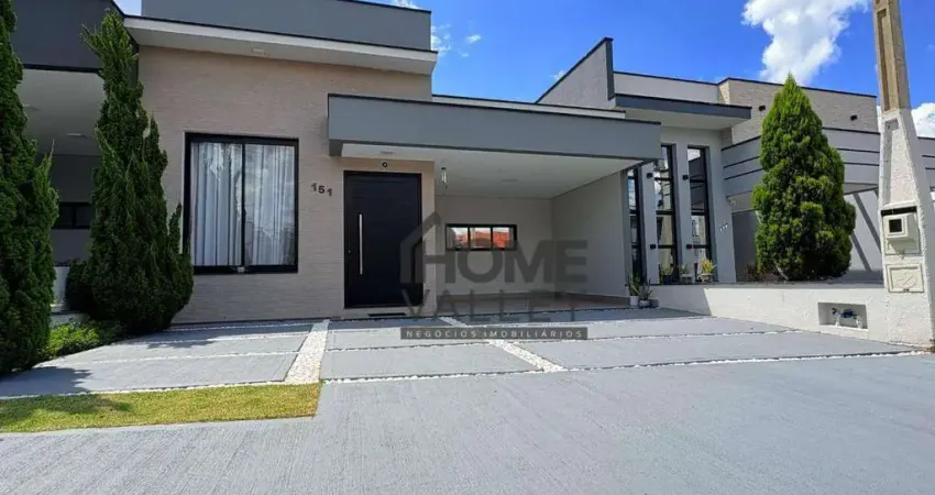 Casa com 3 dormitórios à venda, 145 m² por r$ 1.170.000,00 - condominio mantova - indaiatuba/sp