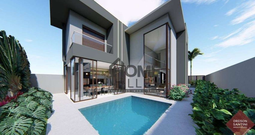 Casa com 3 dormitórios à venda, 224 m² por R$ 2.200.000,00 - Residencial Bosque da Mata - Valinhos/SP