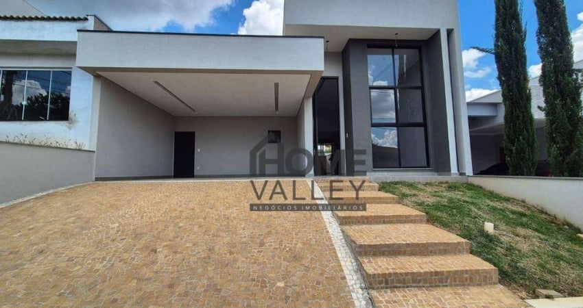 Casa com 3 dormitórios à venda, 182 m² por R$ 1.580.000,00 - Condomínio Porto do Sol - Valinhos/SP