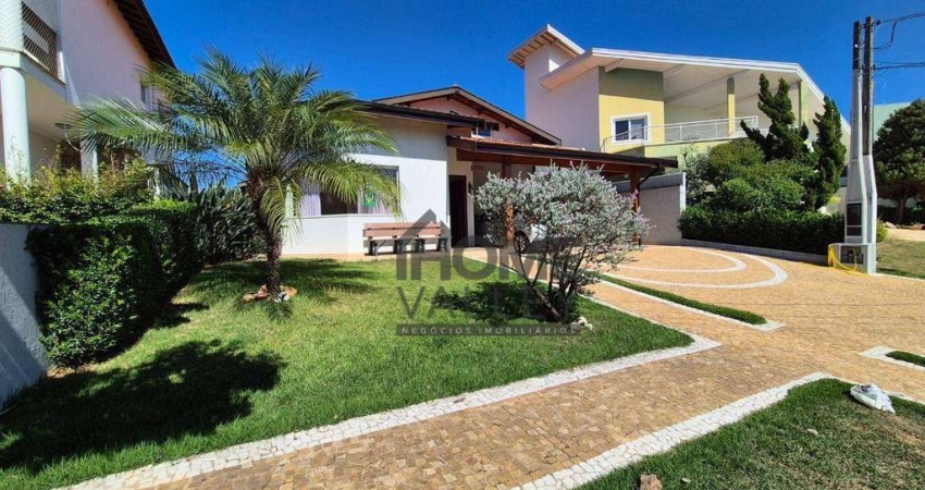 Casa com 3 dormitórios à venda, 222 m² por R$ 1.500.000,00 - Condomínio Residencial Terras do Caribe - Valinhos/SP