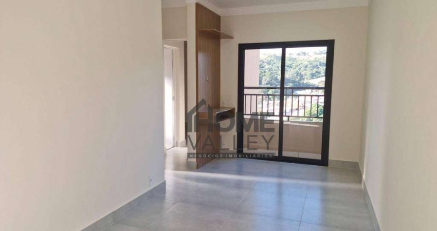 Apartamento com 2 dormitórios, 51 m² - venda por R$ 385.000,00 ou aluguel por R$ 2.611,00/mês - Condomínio Residencial Rampazzo - Valinhos/SP