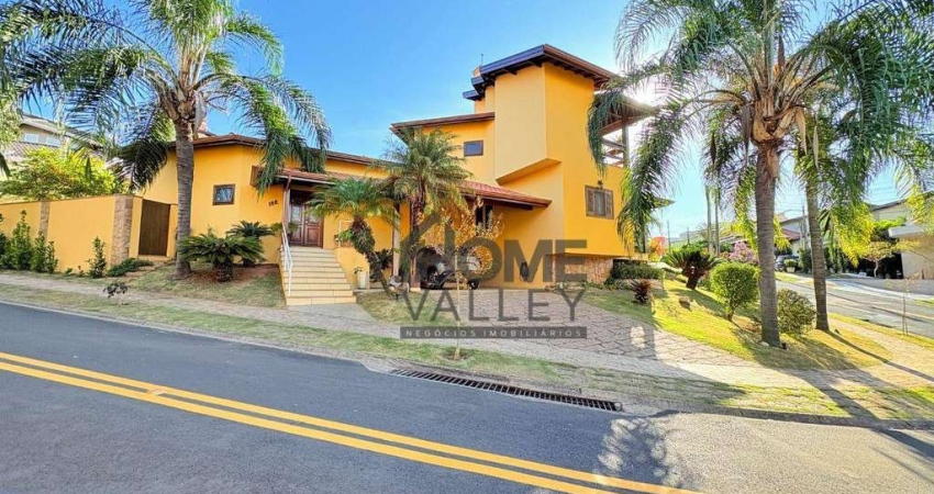 Casa com 3 dormitórios à venda, 268 m² por R$ 1.600.000,00 - Condomínio Residencial Terras do Caribe - Valinhos/SP