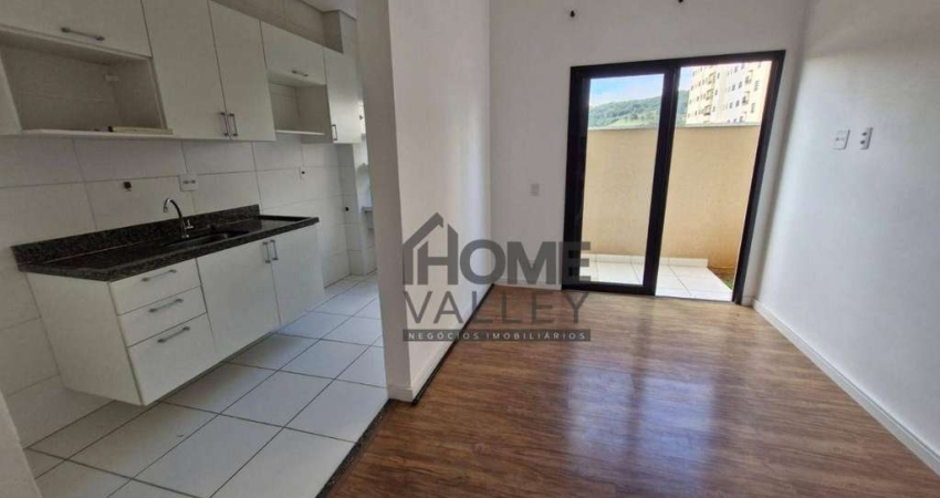 Apartamento Garden com 2 dormitórios para alugar, 70 m² por R$ 2.310,00/mês - Condomínio Residencial Rampazzo - Valinhos/SP