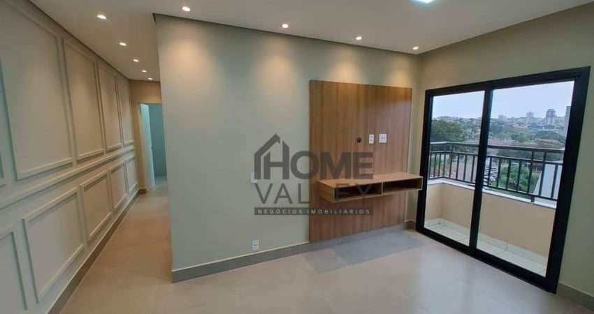 Apartamento com 2 dormitórios para alugar, 51 m² por R$ 2.611,00/mês - Condomínio Residencial Rampazzo - Valinhos/SP