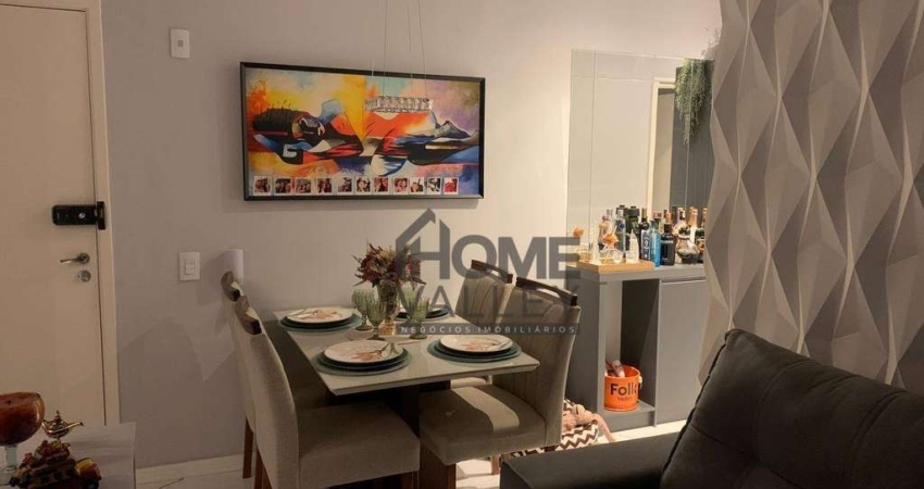 Apartamento com 2 dormitórios à venda, 48 m² por R$ 450.000 - Condomínio Reserva do Alto - Valinhos/SP