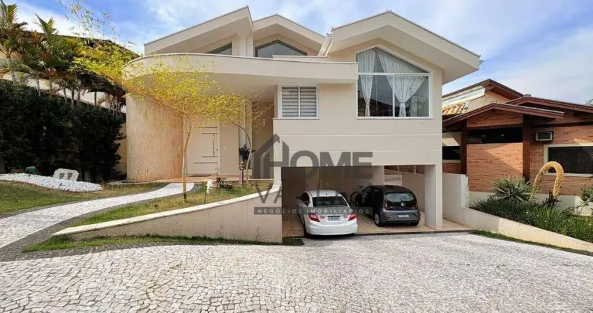Casa com 4 dormitórios à venda, 360 m² por r$ 1.650.000,00 - condomínio residencial terras do caribe - valinhos/sp