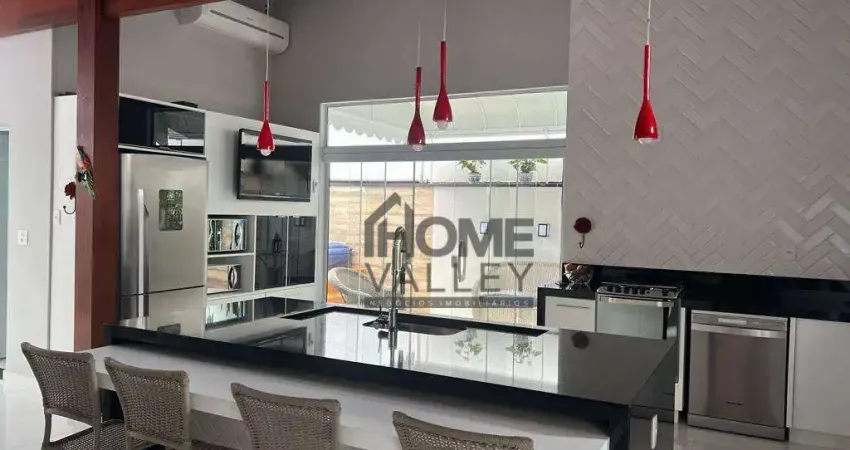 Casa com 3 dormitórios à venda, 277 m² por r$ 1.450.000,00 - condomínio residencial terras do oriente - valinhos/sp