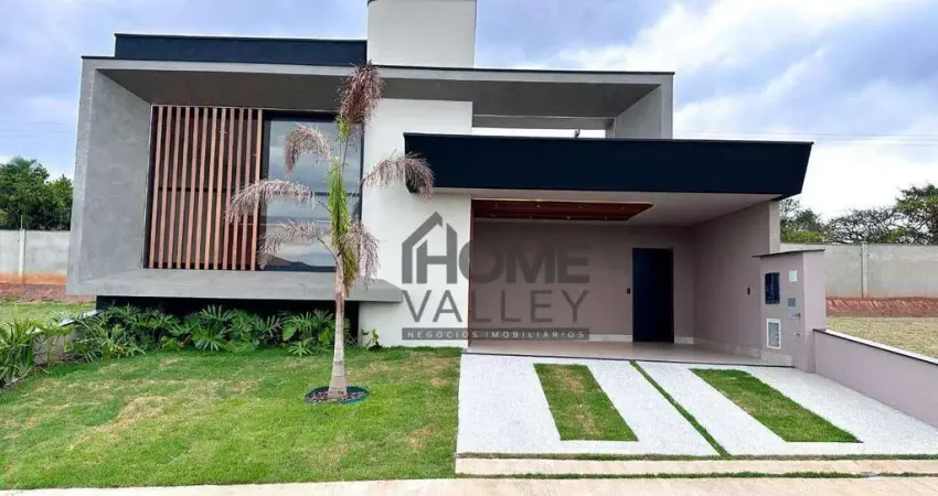 Casa com 3 dormitórios à venda, 212 m² por r$ 2.290.000,00 - condomínio villa sapezal - indaiatuba/sp