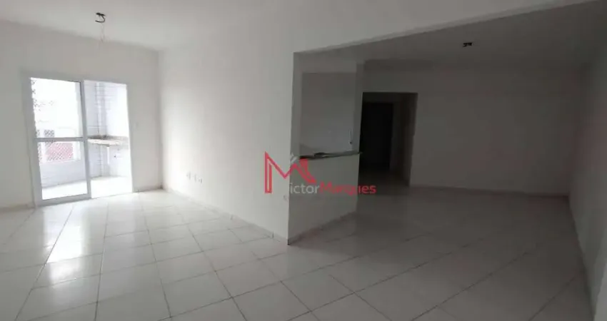 Apartamento com 2 dormitórios sendo 1 suíte para alugar, 94 m² por R$ 3.000/mês - Caiçara - Praia Grande/SP