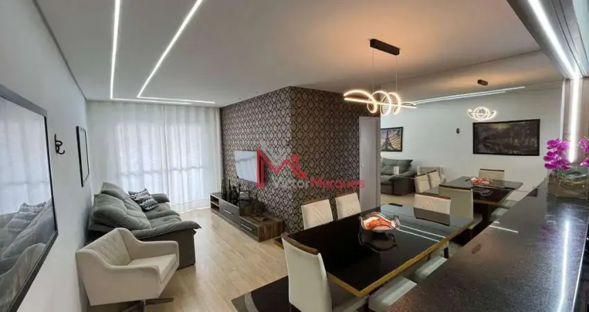 Apartamento MOBILIADO com 3 dormitórios, sendo 1 suíte à venda, 100 m² por R$ 870.000 - Praia das Astúrias - Guarujá/SP
