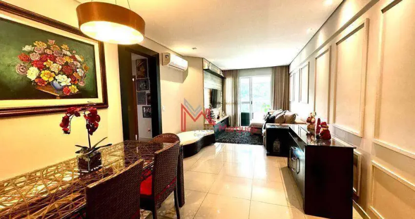 Apartamento com 3 dormitórios à venda, 125 m² por R$ 895.000,00 - Canto do Forte - Praia Grande/SP