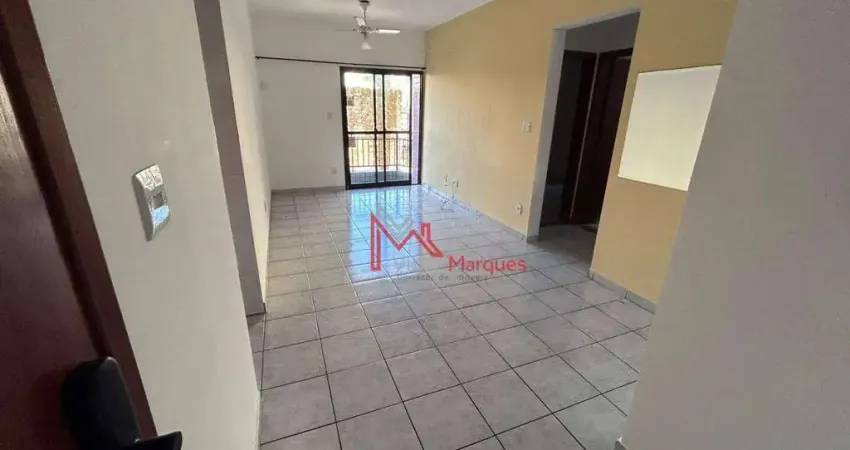 Apartamento com 2 dormitórios, sendo 1 suíte à venda, 90 m² por R$ 438.000 - Canto do Forte - Praia Grande/SP