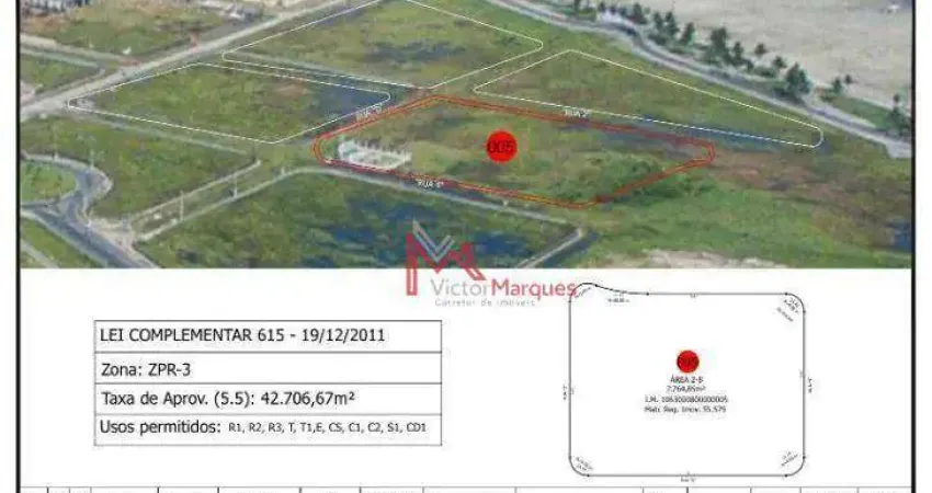 Terreno à venda, 7764 m² por R$ 43.219.155,10 - Mirim - Praia Grande/SP