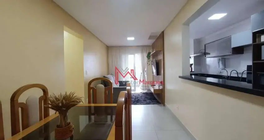 Apartamento com 2 dormitórios, sendo 1 suíte à venda, 77 m² por R$ 550.000 - Vila Tupi - Praia Grande/SP