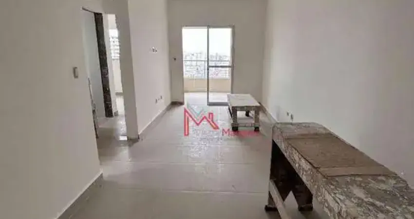 Apartamento com 2 dormitórios, sendo 1 suíte  à venda, 62 m² por R$ 485.000 - Aviação - Praia Grande/SP