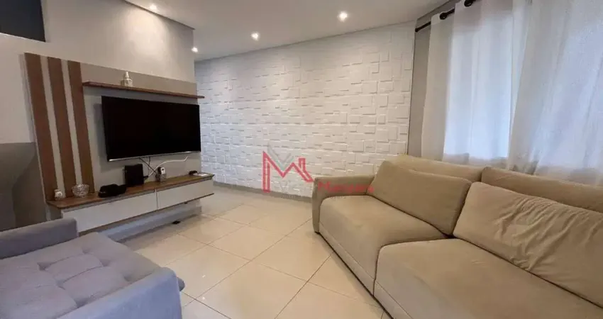 Sobrado porteira fechada com 2 suítes à venda, 83 m² por r$ 415.000 - vila guilhermina - praia grande/sp
