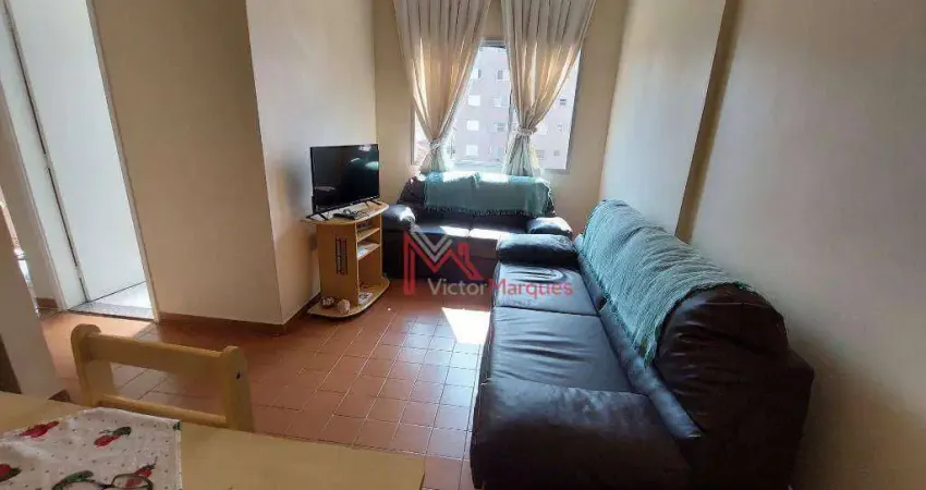 Apartamento com 1 dormitório à venda, 64 m² por r$ 290.000 - canto do forte - praia grande/sp