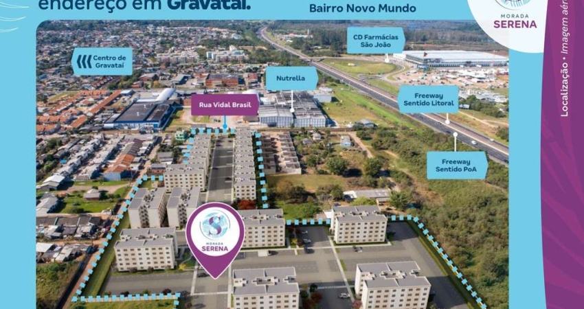 Apartamento com 2 quartos à venda na Rua Vidal Brasil, Novo Mundo, Gravataí