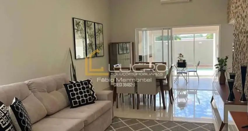 Casa em condomínio fechado mobiliado para aluguel e venda com 300 m² e 3 quartos em jardim colonial, bauru - sp