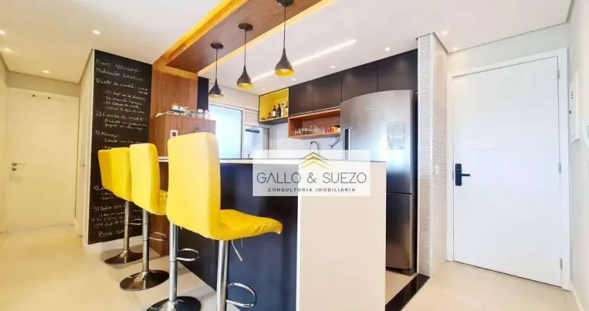 Apartamento para alugar, 47 m² por R$ 3.682,11/mês - Cambuci - São Paulo/SP