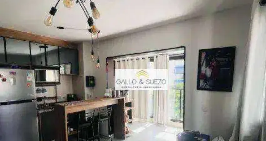 Apartamento, 45 m² - venda por R$ 643.000,00 ou aluguel por R$ 4.800,00/mês - Chácara Inglesa - São Paulo/SP