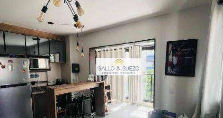 Apartamento, 45 m² - venda por R$ 643.000,00 ou aluguel por R$ 4.800,00/mês - Chácara Inglesa - São Paulo/SP
