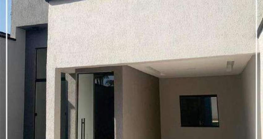 Casa à venda no Setor Parque das Flores – Goiânia | 3 quartos, espaço gourmet e fino acabamento