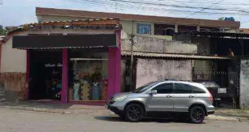 VENDA DE CASA NO PARQUE RESIDENCIAL MARENGO, EM ITAQUAUQECETUBA/SP, 180m² com 2 quartos, lavanderia coberta, garagem e salão de 90m². CONSULTE-NOS.