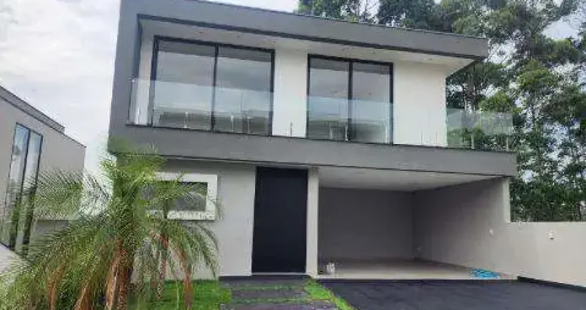 Venda de sobrado moderno no condomínio arujá v, em arujá/sp, com 300m², 04 suítes, sala 03 ambientes, piscina e garagem para 04 carros. consulte-nos.