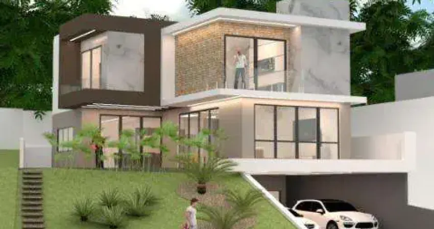 VENDA DE SOBRADO NOVO NO CONDOMÍNIO REAL PARK, EM ARUJÁ/SP, 315m² com 3 suítes amplas, espaço gourmet, piscina e garagem coberta. CONSULTE-NOS.
