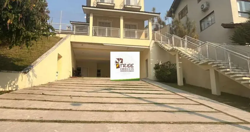 Venda de sobrado no condomínio hills iii, em arujá/sp, 521m² com 05 suítes, piscina, sala ampla, quintal de 200m² e 06 vagas. consulte-nos.