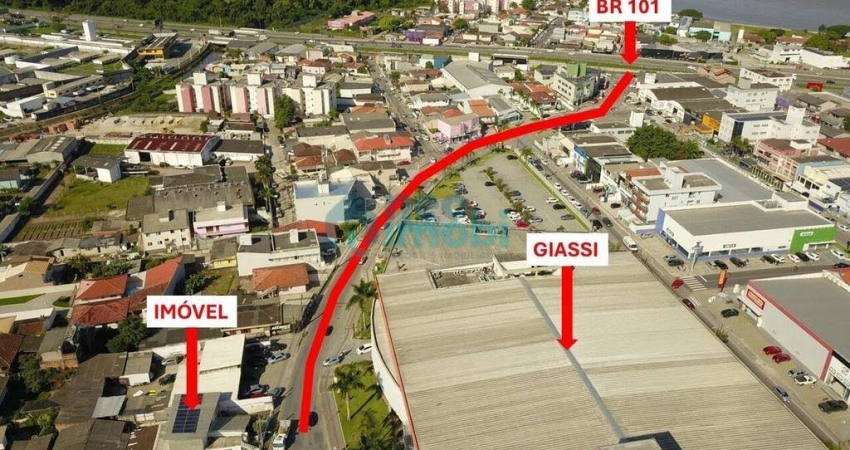 Terreno a venda, 480m², uso misto, Areias, São José/ SC