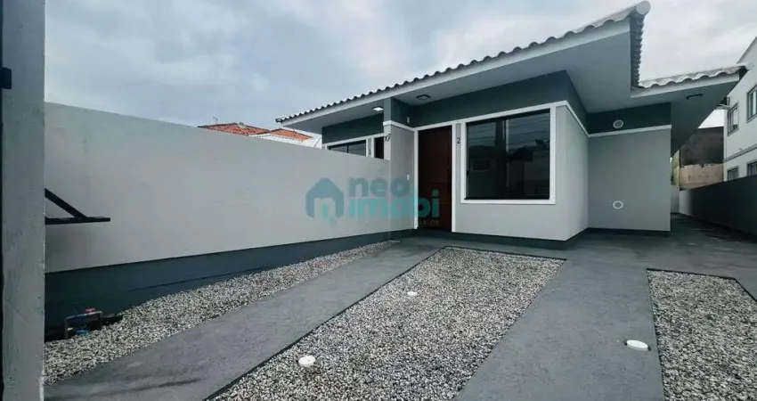 Casa geminada com 2 dormitórios, 60,92m², barra do aririu, sc