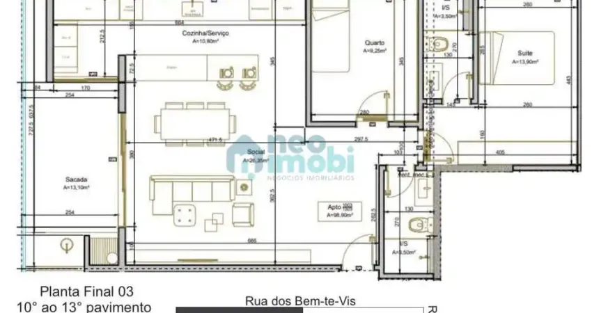 Apartamento com 2 quartos à venda na Rua dos Cardeais, Pedra Branca, Palhoça