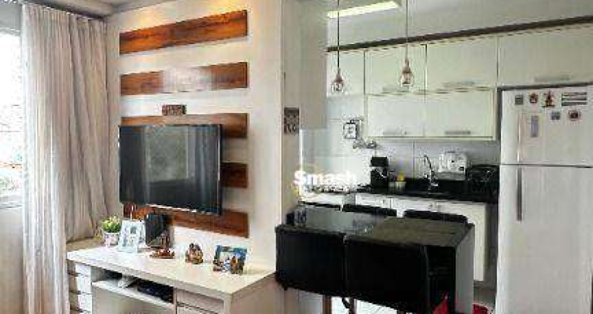 Lindo Apartamento com 43 m², sendo 2 dormitórios, Planejados e 1 Vaga de Garagem  - Condomínio Fatto Sport Faria Lima  - Guarulhos/SP