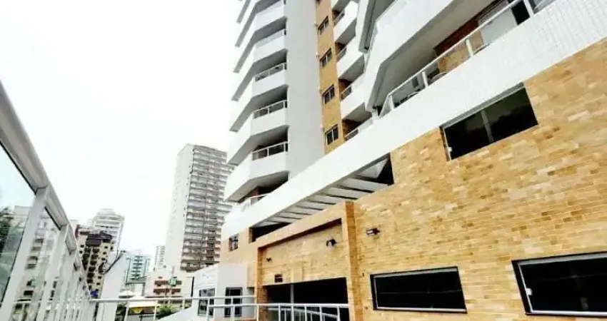 Apartamento 2 dormitórios (1suíte) - sala com sacada - banheiro social - cozinha e área de serviço - 01 vaga de garagem demarcada
