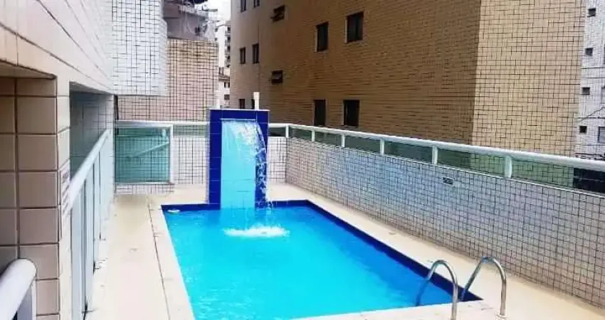 Apartamento com 3 dormitórios, 1 suíte, piscina à venda, 91 m² por R$ 480.000 - Vila Guilhermina - Praia Grande/SP