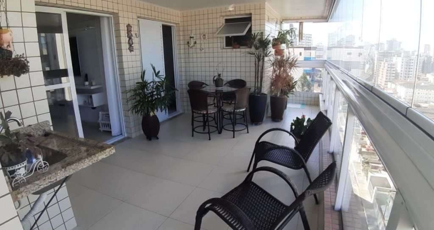 Apartamento com 3 dormitórios à venda, 154 m² por R$ 1.200.000,00 - Vila Guilhermina - Praia Grande/SP