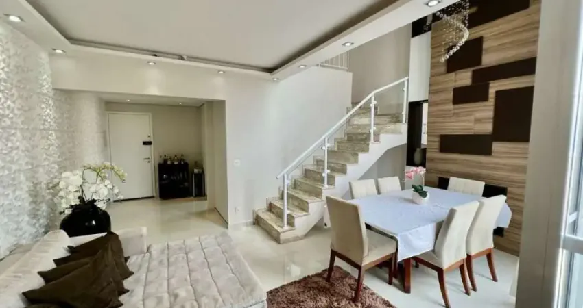 Cobertura Duplex Mobiliada 3 Dormitórios, Suíte, 3 Vagas, 144m²