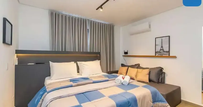 Studio mobiliado no cristo rei ideal para airbnb – oportunidade para investir