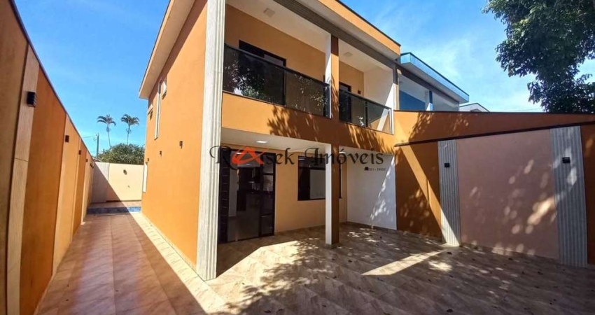 Sobrado com 3 quartos, Suarão, Itanhaém - R$ 730 mil, Cod: 1517