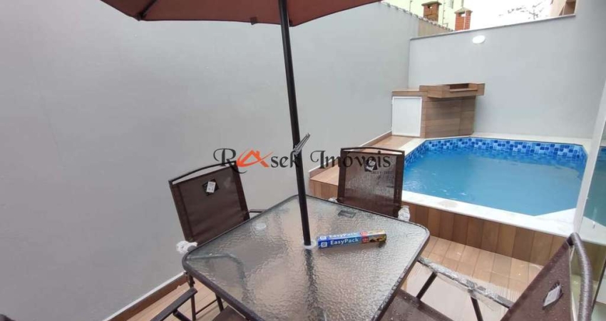 Sobrado de Condomínio com 2 dorms, Vila Atlântica, Mongaguá - R$ 389 mil, Cod: 1604
