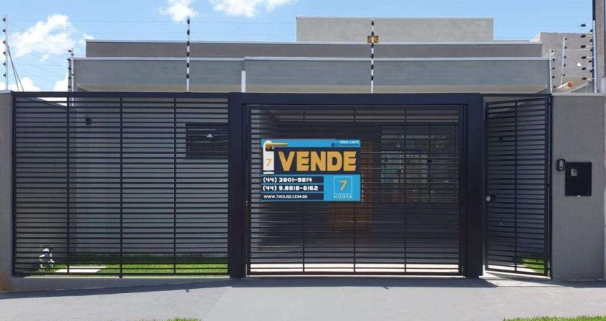 Casa à venda em Maringá, Residencial Ícaro, com 3 quartos, com 149 m²