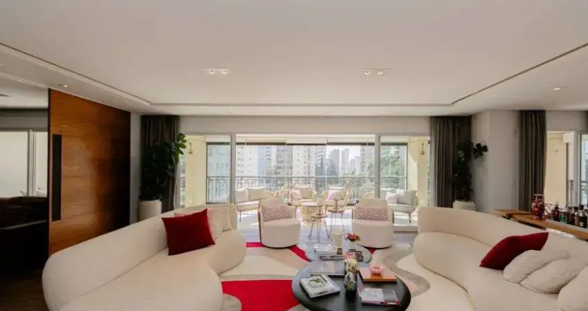 Apartamento alto padrão campo belo 4 suítes, 5 vagas, torre única, 346