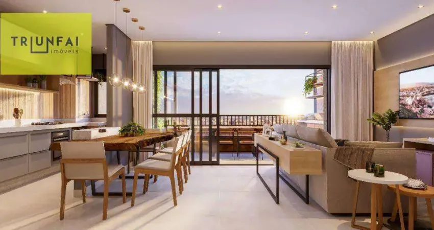 Apartamento com 2 dormitórios à venda, 69 m² por R$ 610.500,00 - Jardim Paulistano - Sorocaba/SP