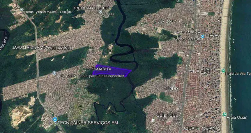 Área à venda, 280.687, 10 m² por R$ 50.523.678 - Samaritá - São Vicente/SP