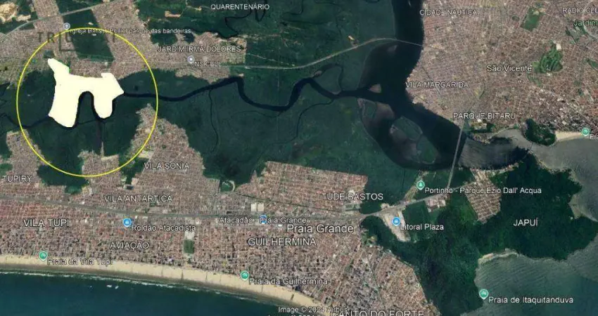 Área à venda, 1.017.974 m² por R$ 183.235.471 - Samaritá - São Vicente/SP