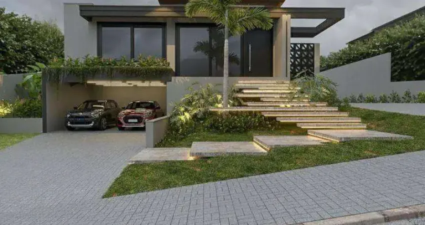 Casa em construção à venda, por r$ 1.450.000 - condomínio fazenda alta vista - salto de pirapora/sp