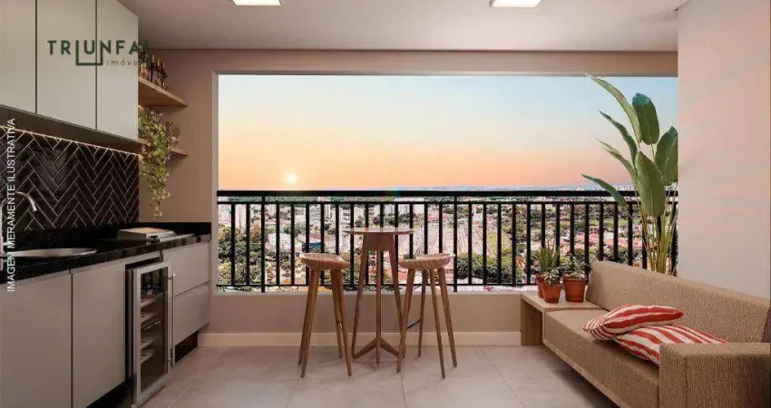 Apartamento com 2 dormitórios à venda, 66 m² por r$ 573.990 - condominio essência campolim - sorocaba/sp