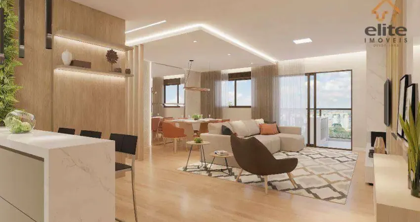 Apartamento com 3 dormitórios à venda, 106 m² por R$ 972.860,15 - Bacacheri - Curitiba/PR